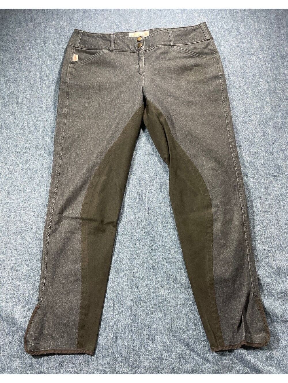 Womens Tailored Sportsman 32 full seat denim breeches  equestrian dressage jump